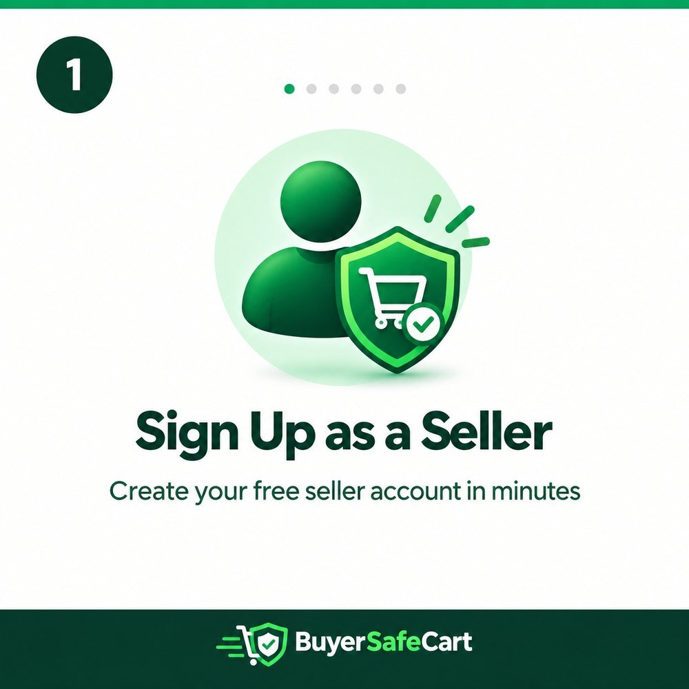 Seller registration step
